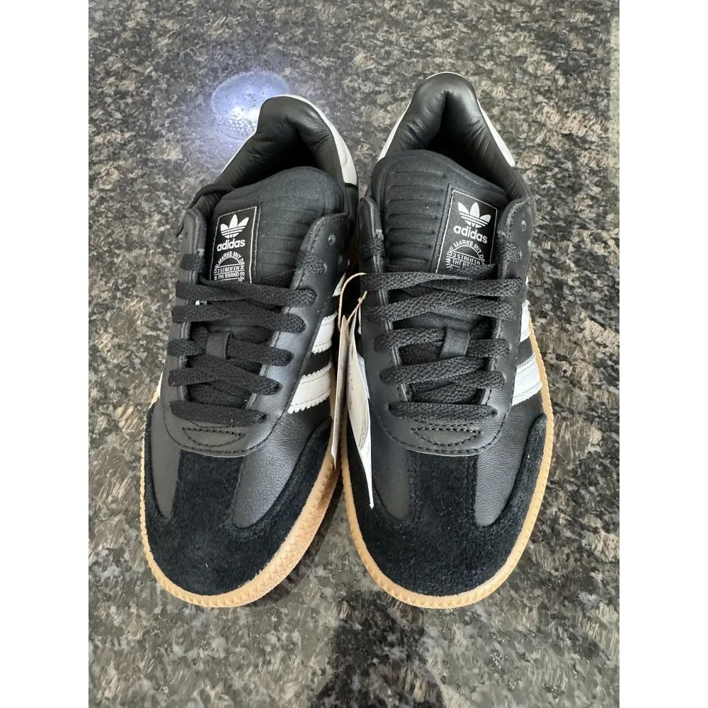 adidas GS Samba XLG Shoes Black/White JH6517. Shoes,‎ Sneakers Sz 5.5 NWOB